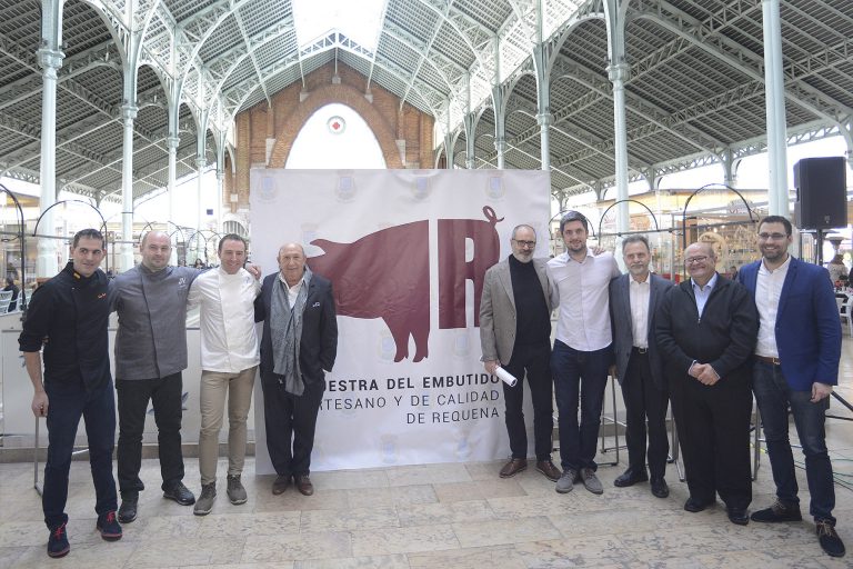 presentación de la muestra del embutido requena