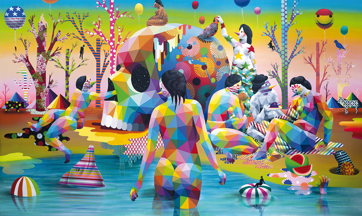 Obra de Okuda San Miguel