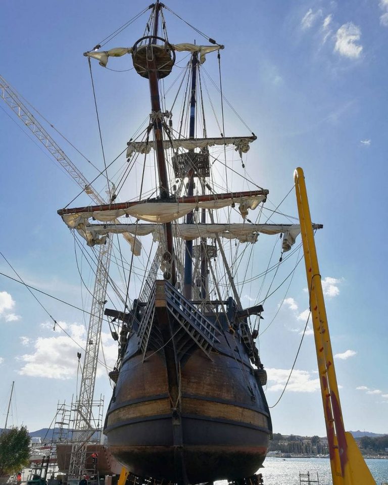 Galeón Andalucía en la Marina de Valencia