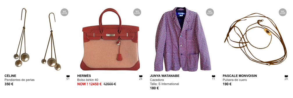 Prodcutos de lujo disponibles en outlets 