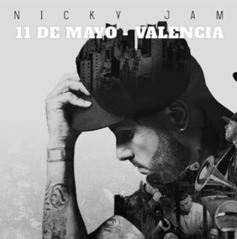 Nicky Jam 11 de mayo en Valencia