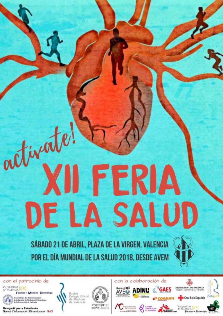 feria de la salud en la Plaza de la Virgen