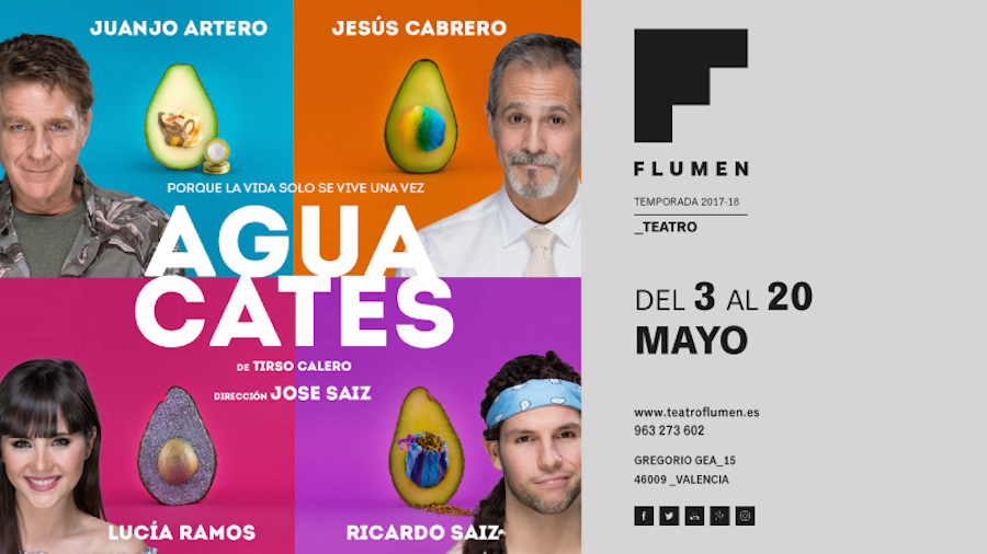 SORTEO ENTRADAS COMEDIA AGUACATES EN TEATRO FLUMEN VALENCIA