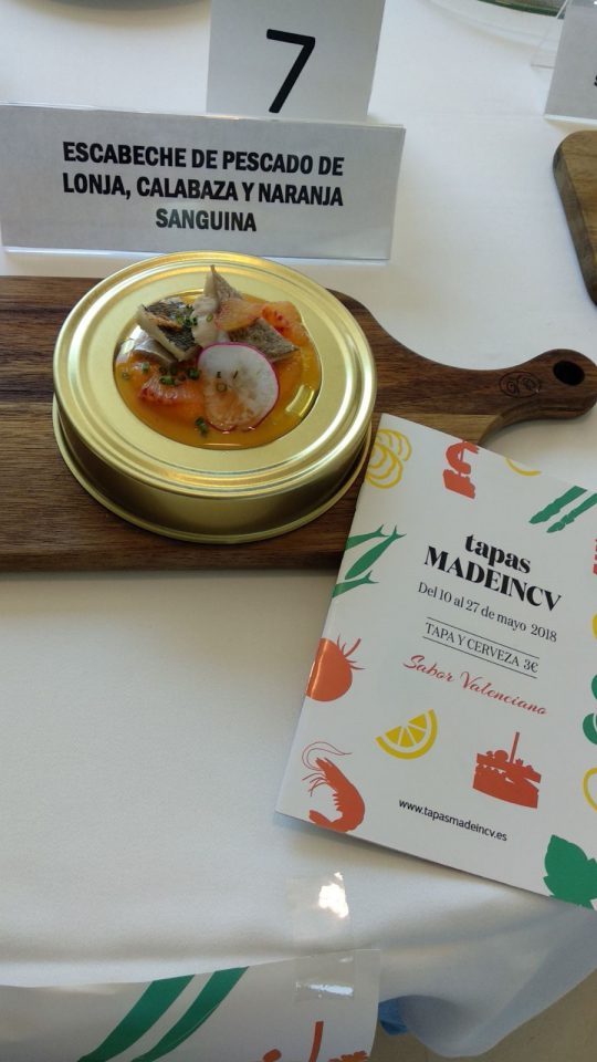 EL COCINERO VALENCIANO ALEJANDRO PLATERO GANA EL CONCURSO A LA MEJOR TAPA AUTÓCTONA