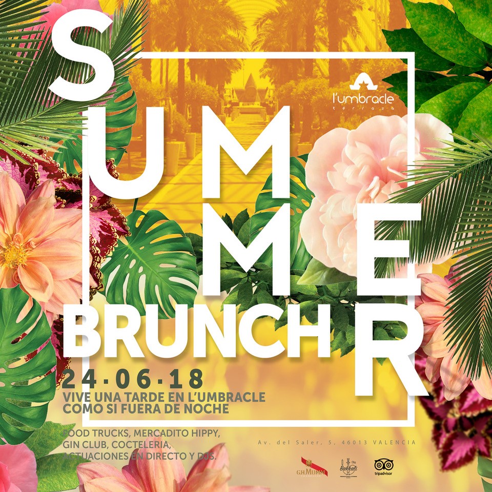 summer brunch en Umbracle