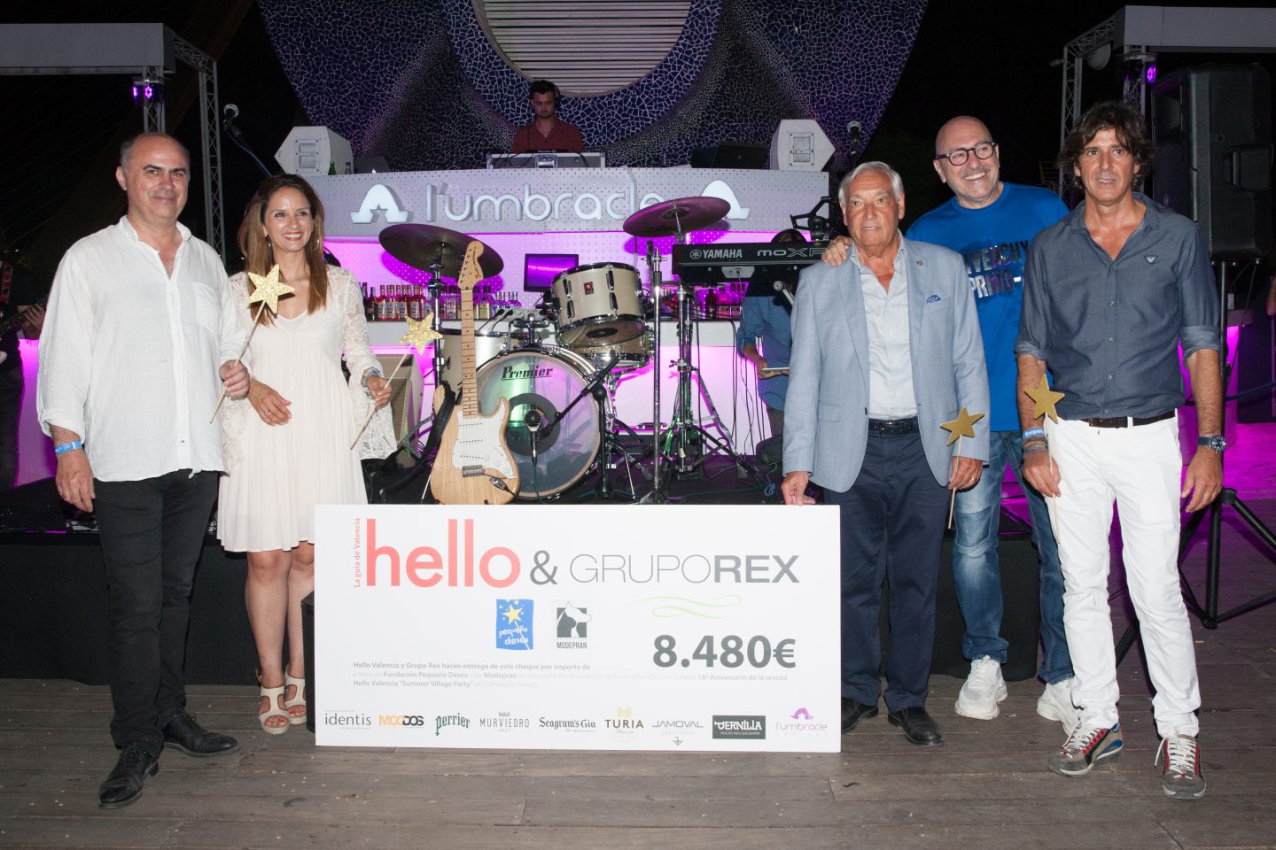 HELLO VALENCIA RECAUDA 8.480€ EN FAVOR DE FUNDACIÓN PEQUEÑO DESEO Y MODEPRAN EN LA SUMMER VILLAGE PARTY