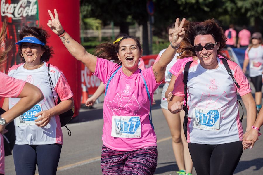 Mujer en la carrera