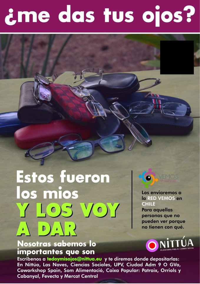 El Mercado Central, con ¿Me das tus ojos?, una campaña de donación de gafas a Chile