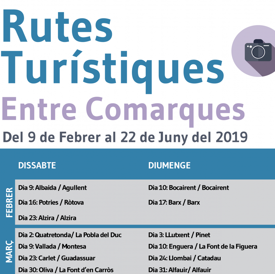 Rutes Turístiques Entre Comarques