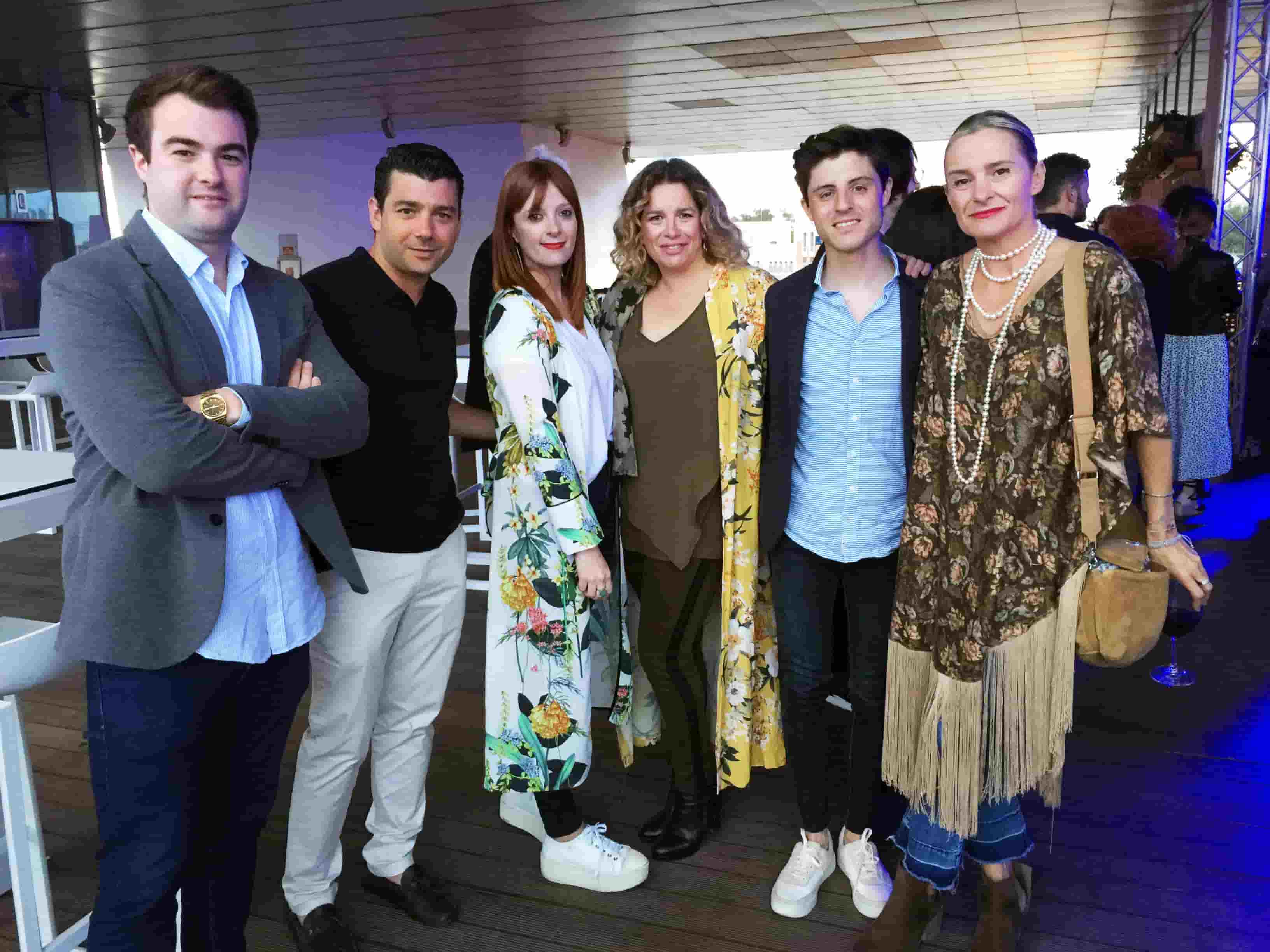 Sigfrido Serra, Vicente Andreu, Elisa Escorihuela, Noema Ortiz, Mateo Climent y Zdenka Lara