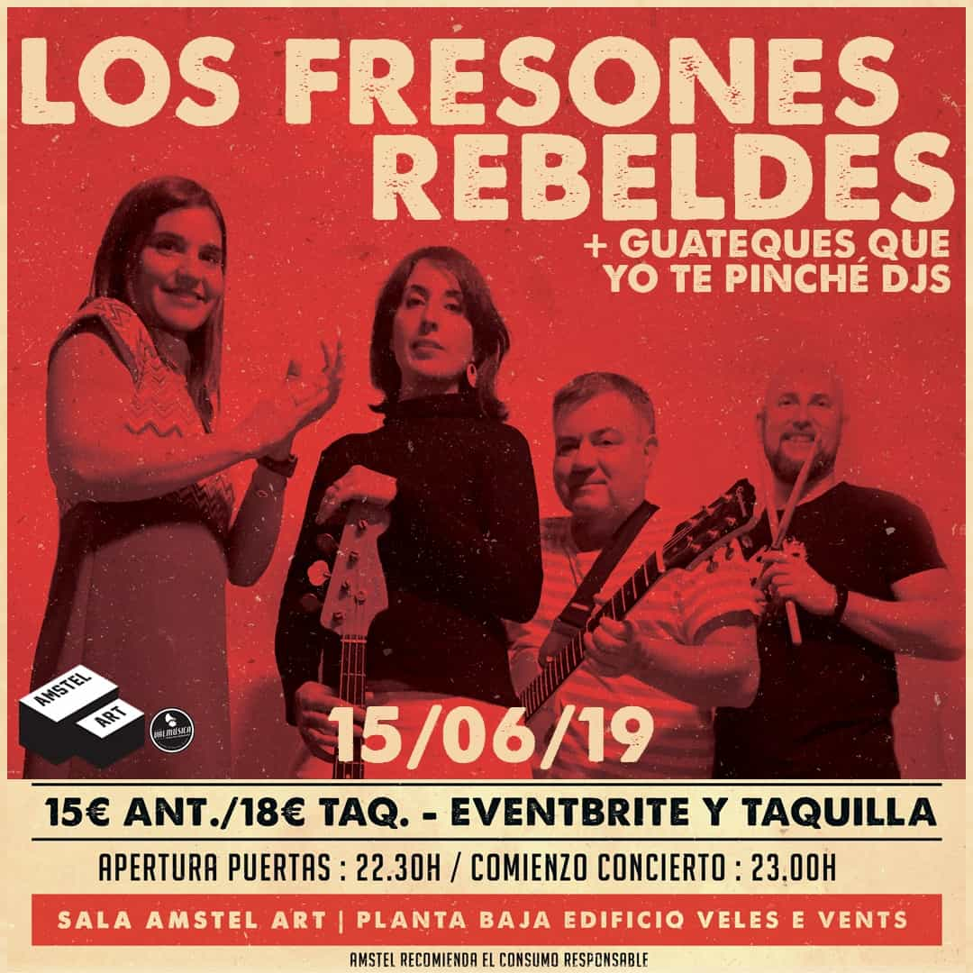 LOS FRESONES REBELDES VUELVEN DESPUÉS DE 21 AÑOS A VALÈNCIA