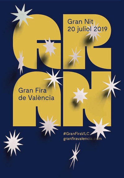 La Gran Nit de Juliol 2019 llenará de cultura y actividades las calles y plazas de la ciudad de Valencia el próximo sábado 20 de julio. 