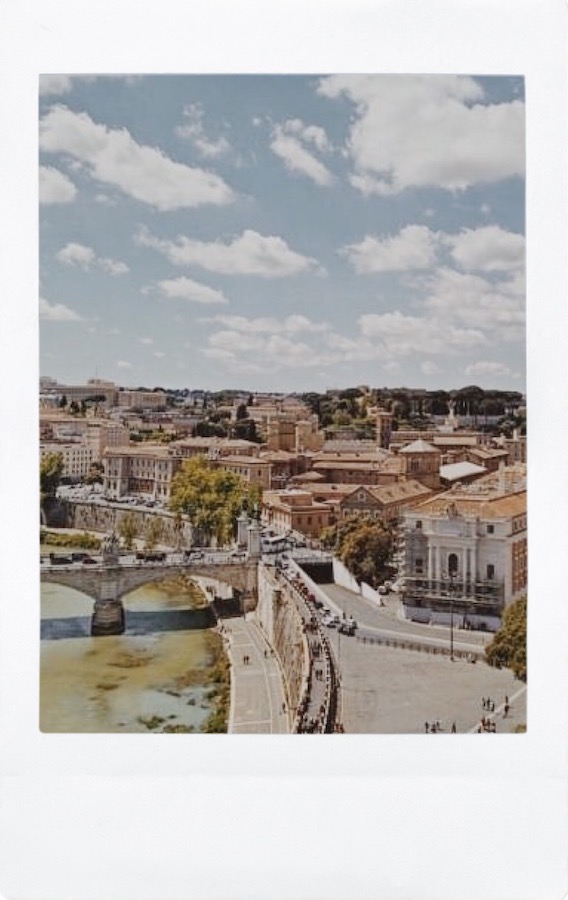 Roma con altura, cartel Sant' Angelo 