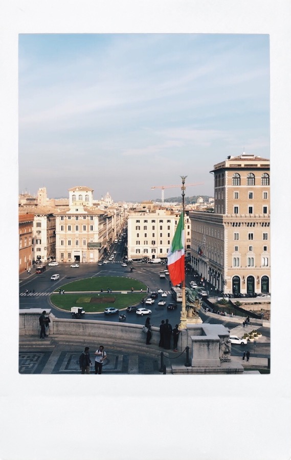 Roma con altura, monumento a Vittorio Emanuele II