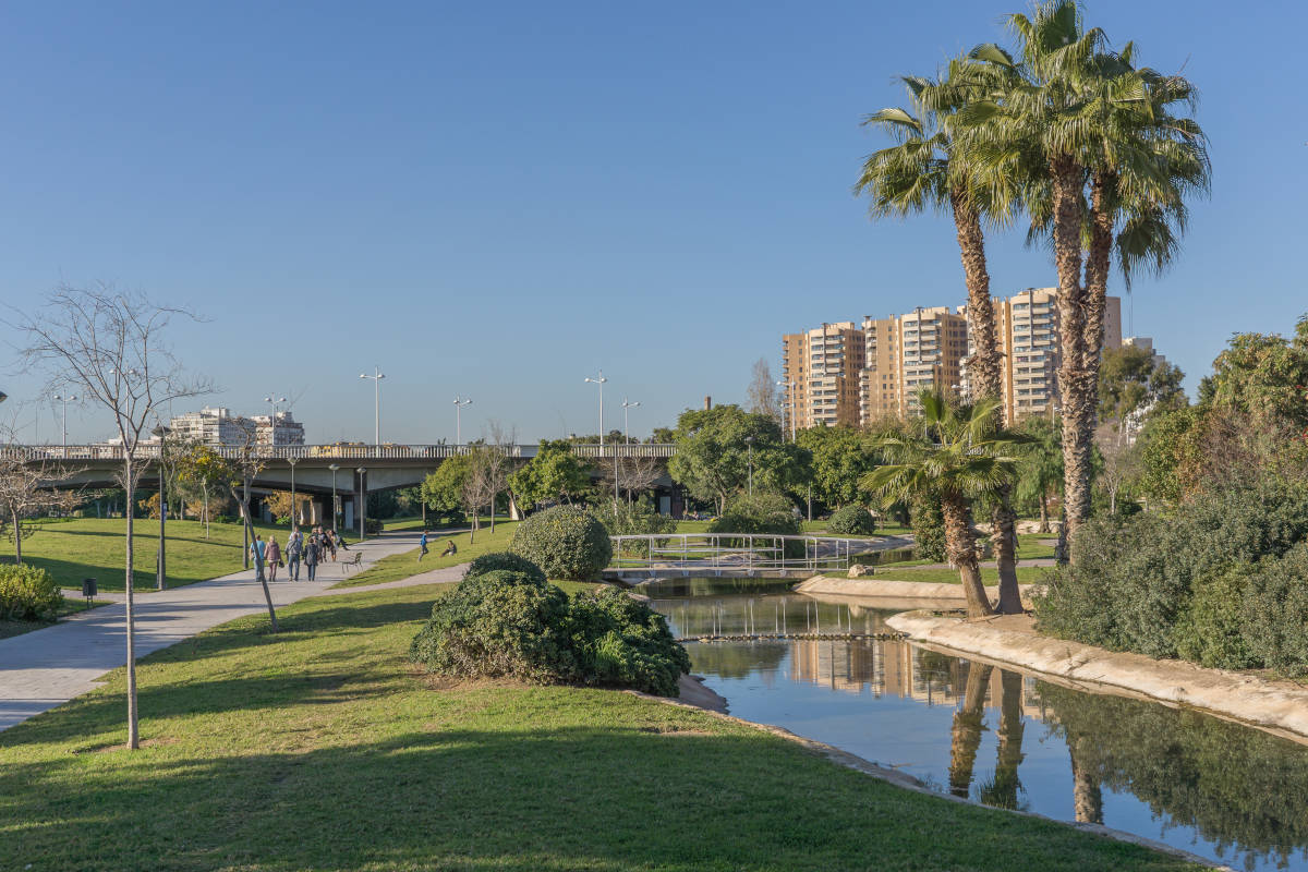 Jardín del Turia, un lugar para correr en una mañana idea por Valencia