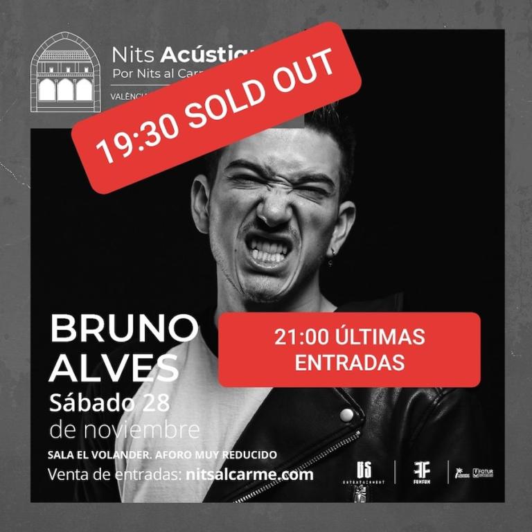 Bruno Alves en un concierto íntimo y exclusivo