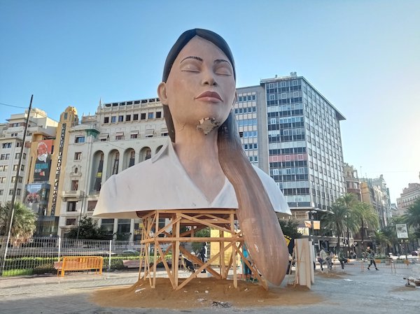 falla plaza del ayuntamiento