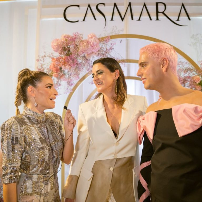 Flora Gonzalez con Eduardo Casanova