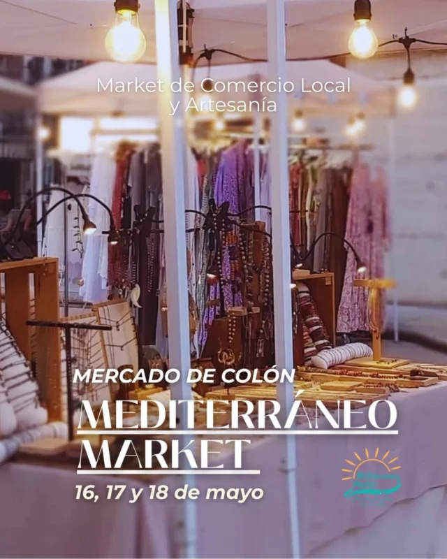 ¡Vuelve el Market de Comercio Local y Artesanía a Mercado Colón! ✨🌿 

📅 16, 17 y 18 de mayo
📍 Mercado Colón, Valencia

Sumérgete en un mundo de creatividad y tradición, con productos únicos de artesanos y comerciantes locales. Todo esto con el clima perfecto de  Valencia y una ciudad vibrante, repleta de turismo y energía primaveral. 

Ven a descubrir talento, apoyar el comercio local y disfrutar de un ambiente inmejorable. ¡Te esperamos! 🌞🎨🛍️ En Mediterráneo Market!

#mercadocolon #quedamosenelmercado #mediterraneomarket #market #comon #comerciolocal #artesania #planesenvalencia