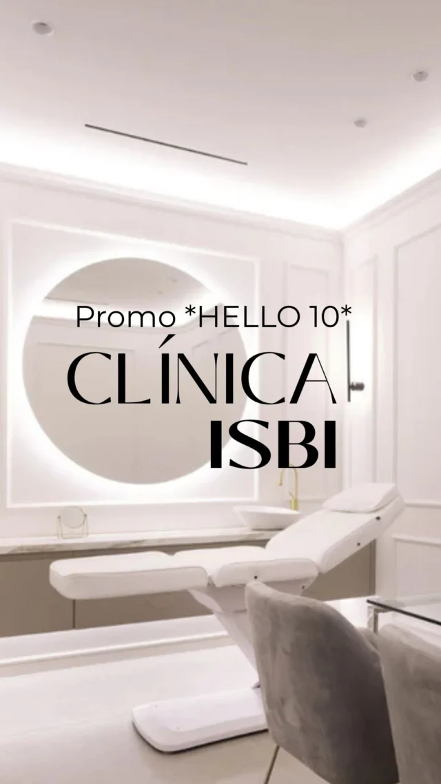 Bienestar y belleza en el corazón de Valencia✨
Descubre Clínica ISBI, un nuevo espacio donde la salud, la estética y el cuidado integral se dan la mano 💆‍♀️💫

En pleno centro de Valencia (C/ Poeta Querol, 9), encontrarás un equipo de profesionales que te acompañará en tratamientos dermocosméticos de la mano del laboratorio Casmara, tratamientos anti-aging, aparatología, medicina estética y mucho más.

🎁Y si vas de nuestra parte… ¡tienes premio!
Indicando el código *HELLO10* en tu visita, disfrutarás de un *10% de descuento* en todos los servicios, tratamientos y productos.

Tu momento de cuidarte empieza aquí 🖤

#ISBIClínica #Casmara #Valencia #SaludYBienestar #CódigoDescuento
#BeautyTips #CuidadoPersonal/