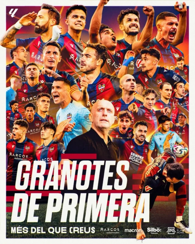 ¡¡El Levante UD es de Primera!!!
¡Enhorabuena granotes! ❤️💙
@levanteud